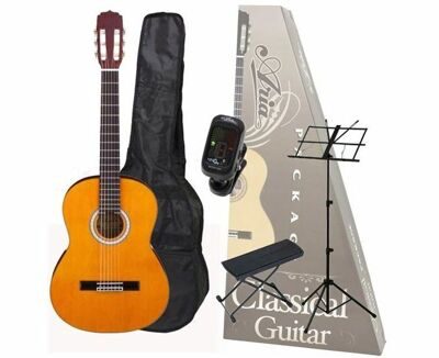 CGPN-002 Classical Gtr. Package Natural Aria